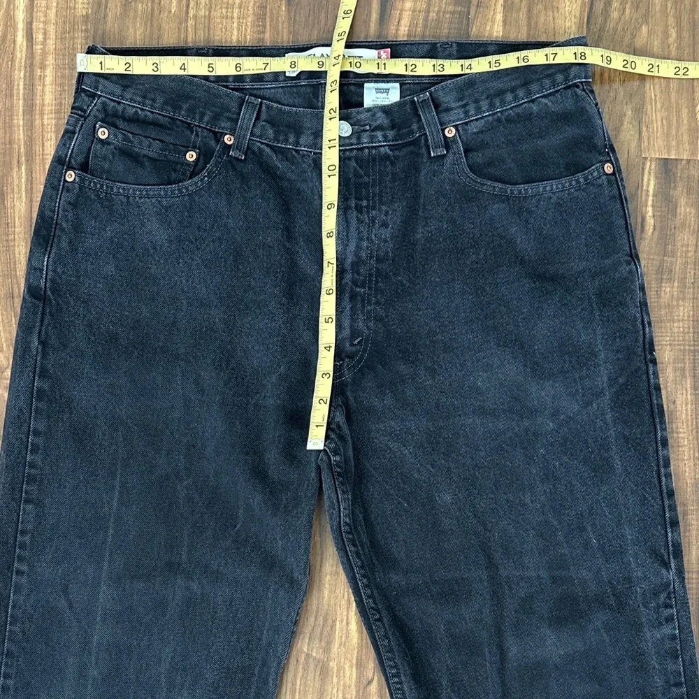 Levi’s 550 Black Jeans Relaxed Fit Tapered Y2K Mens 38x30